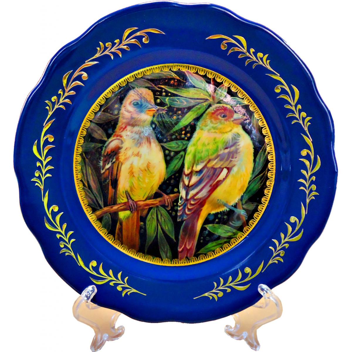 Тарелка декор."Птицы"  11-004-С