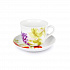 Чашка чайная с блюдцем 450 мл Ностальгия Альпийские цветы