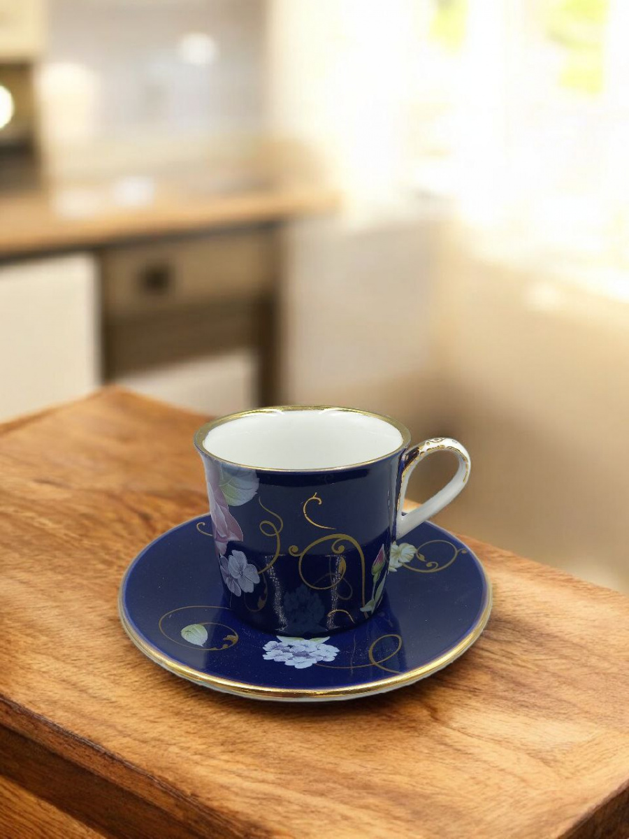 Чашка кофейная с блюдцем Рассвет авт.рос.Ковтун С.А.