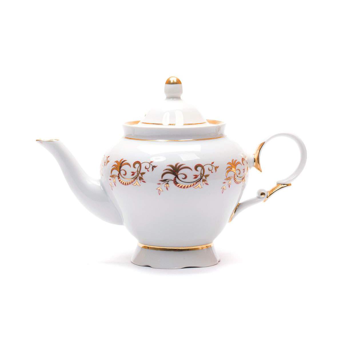 Сервиз чайный 15 предм. Агат Золотой узор