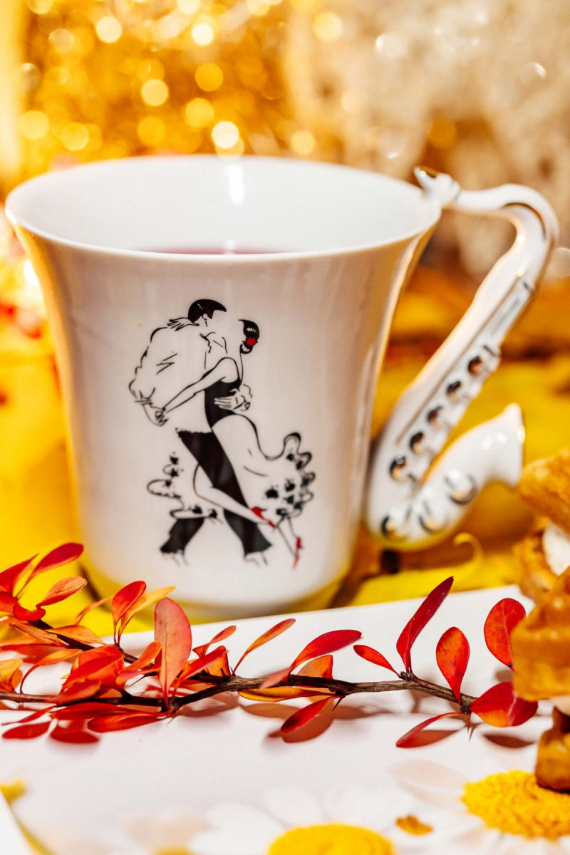 Бокал 395 мл Саксофон Фламенко