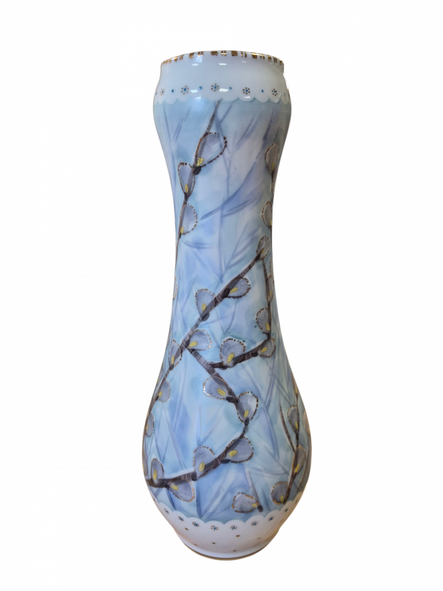 Ваза для цветов Кегля Верба авт.Звягин А.В рос Шапкина И.А