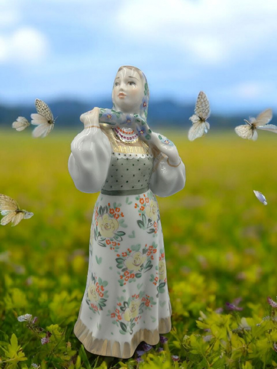 Скульптура"Даша" авт.Бржезицкая А.Д.рос. Шапкина И.А.