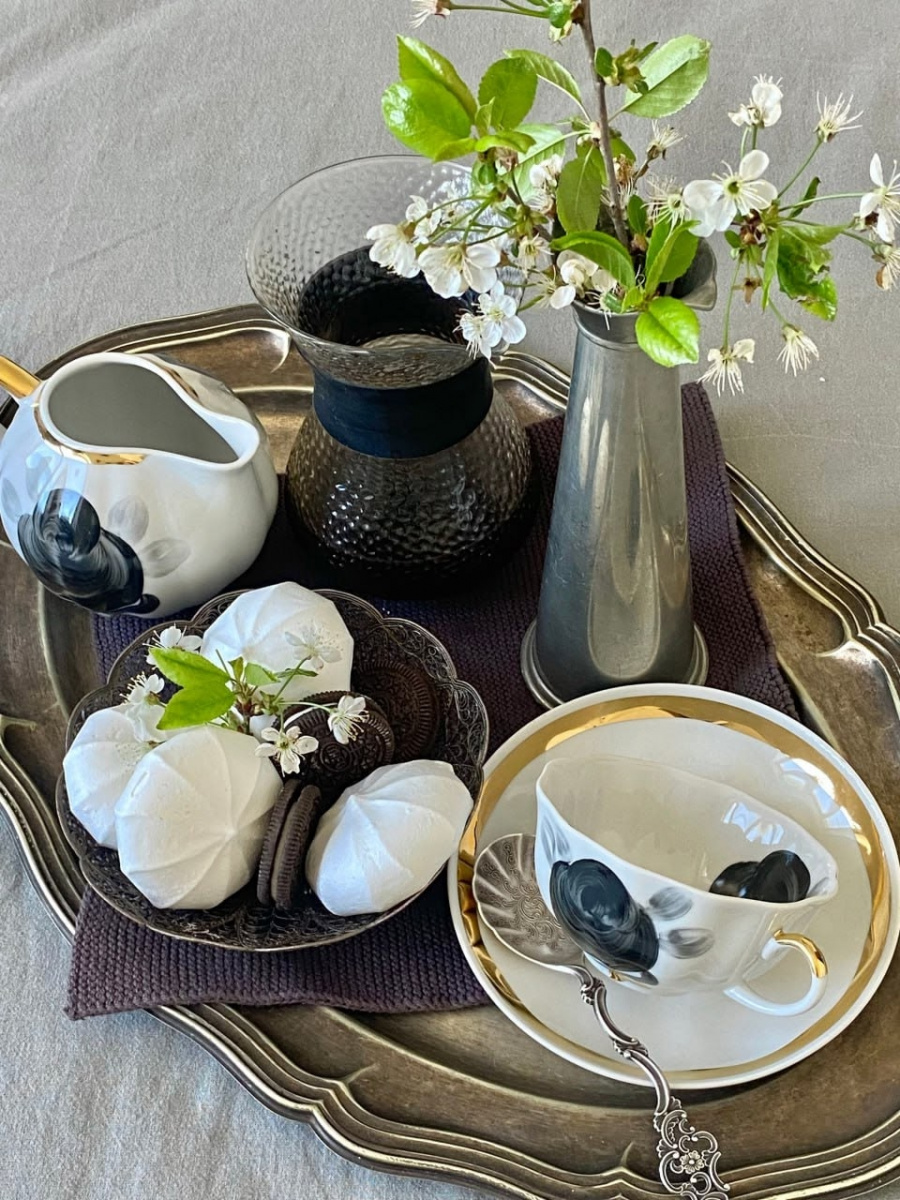 Сервиз чайный 15 предм. Тюльпан Элегия