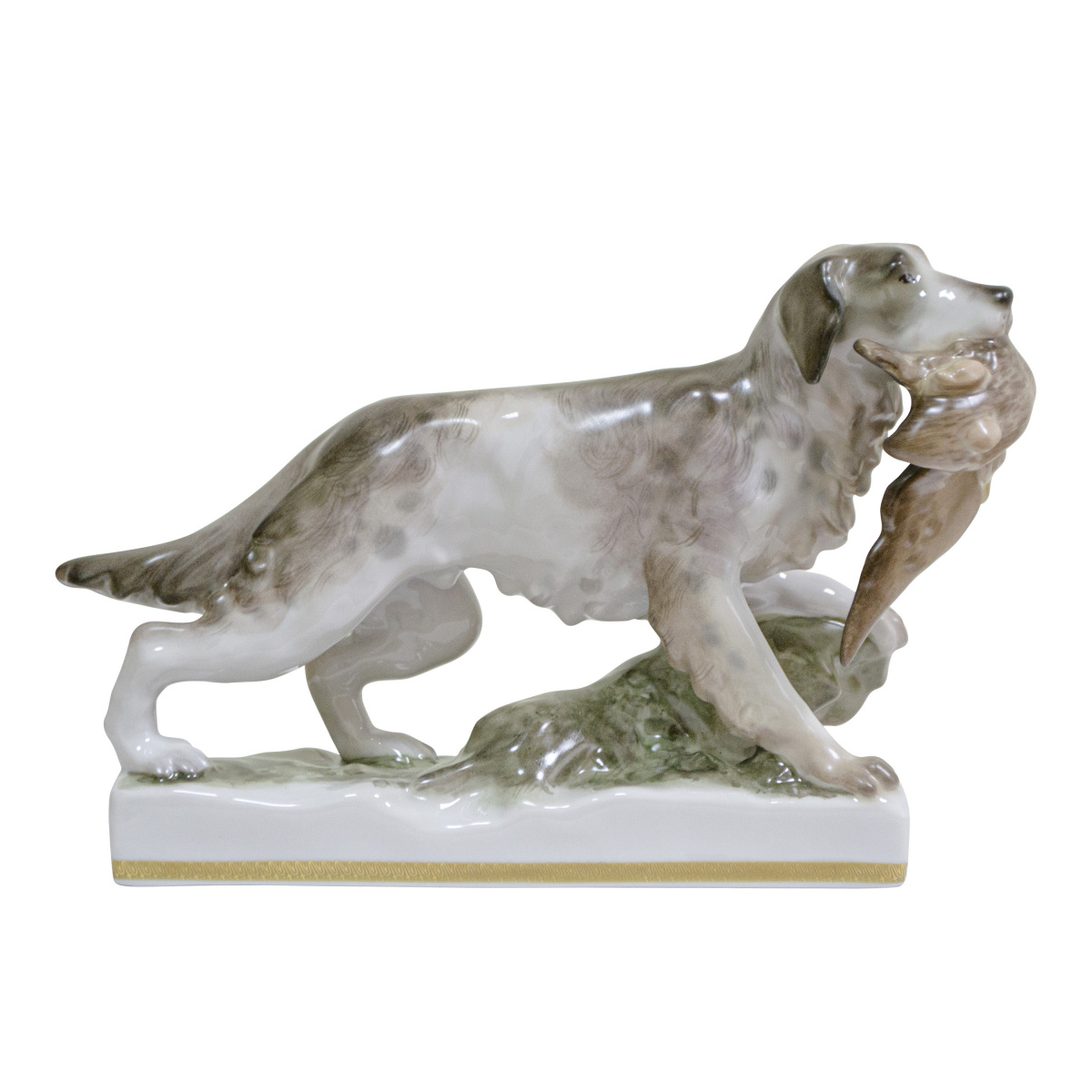 Скульптура "Собака с уткой" автор Пустыгин Н.П.