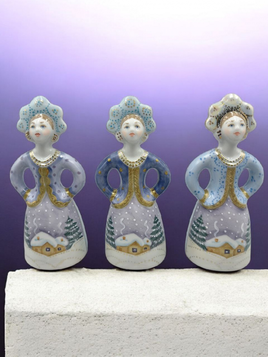 Скульптура"Матрешка-невеста" авт.рос.Полякова С.Ю.