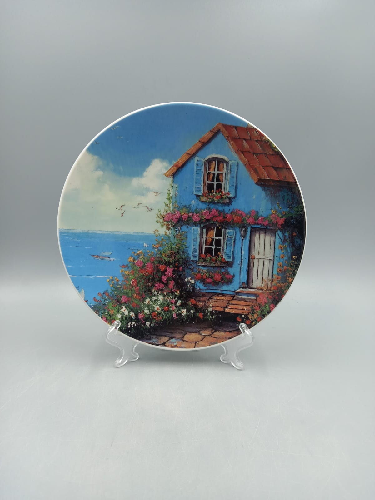 Тарелка настенная диам. 200 мм Южное взморье