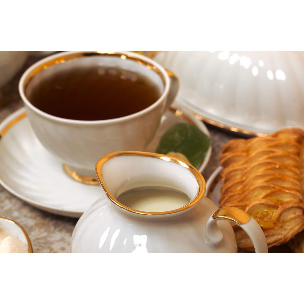 Сервиз чайный 15 предм. Голубая роза Московский без масленки