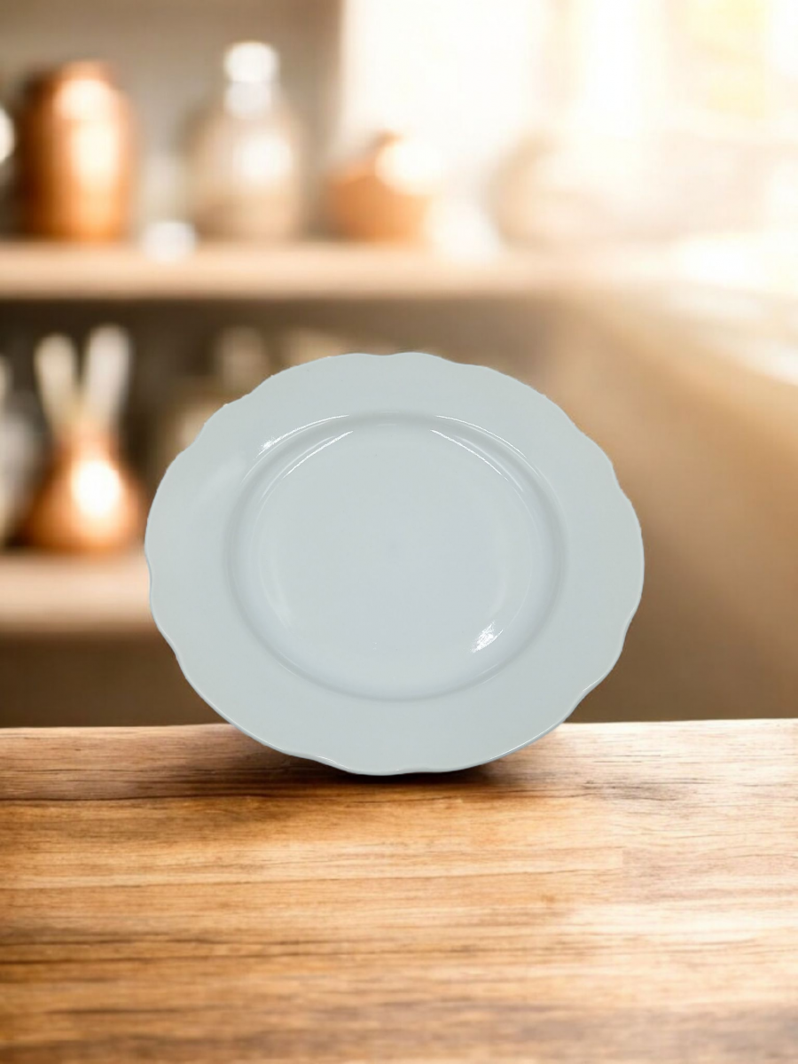 Набор 6 предм. Тарелка 175 мм мелкая Вырезной край Белая