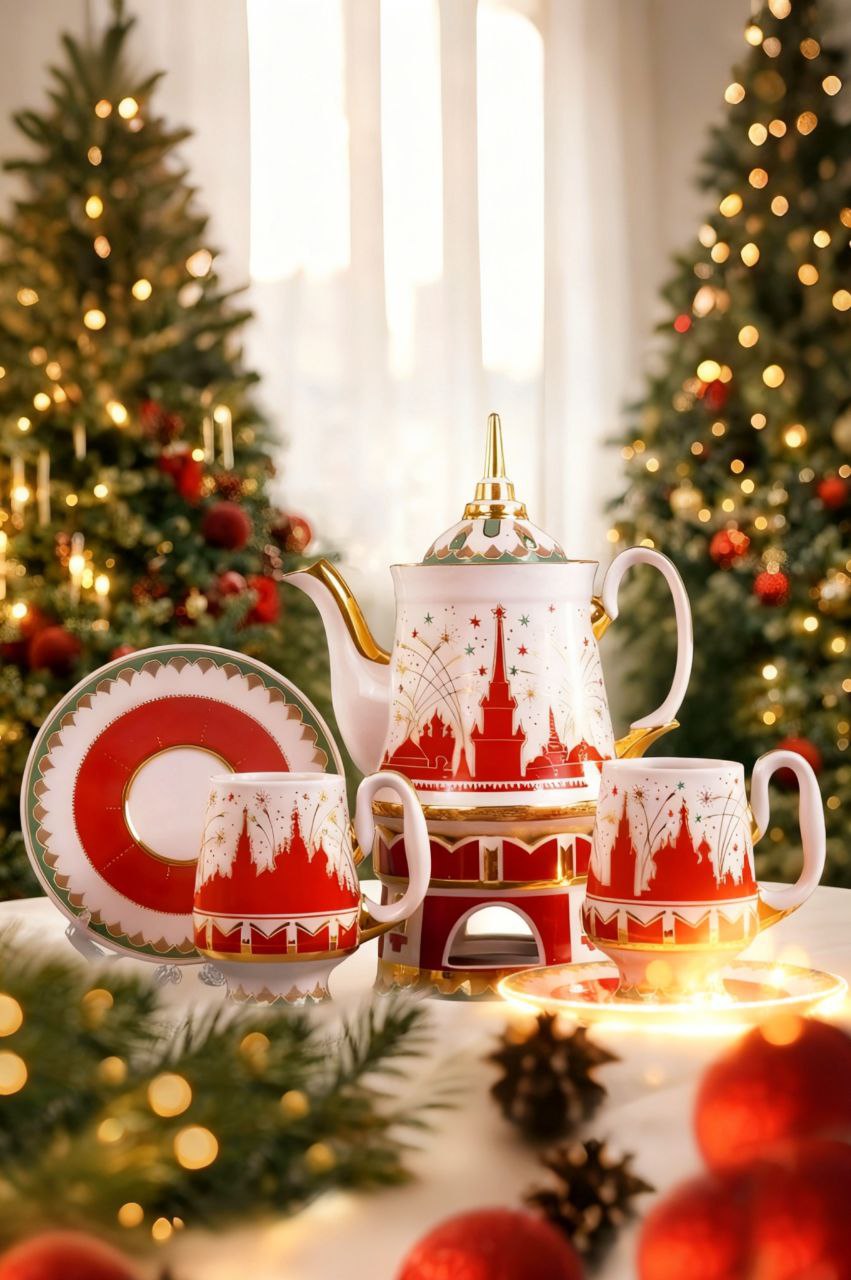 Сервиз чайный 6 предм.Праздничная Москва