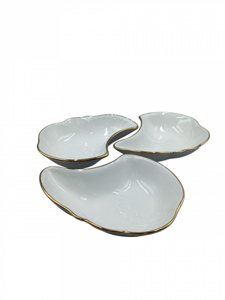 Менажница 400 мл Отводка золотом