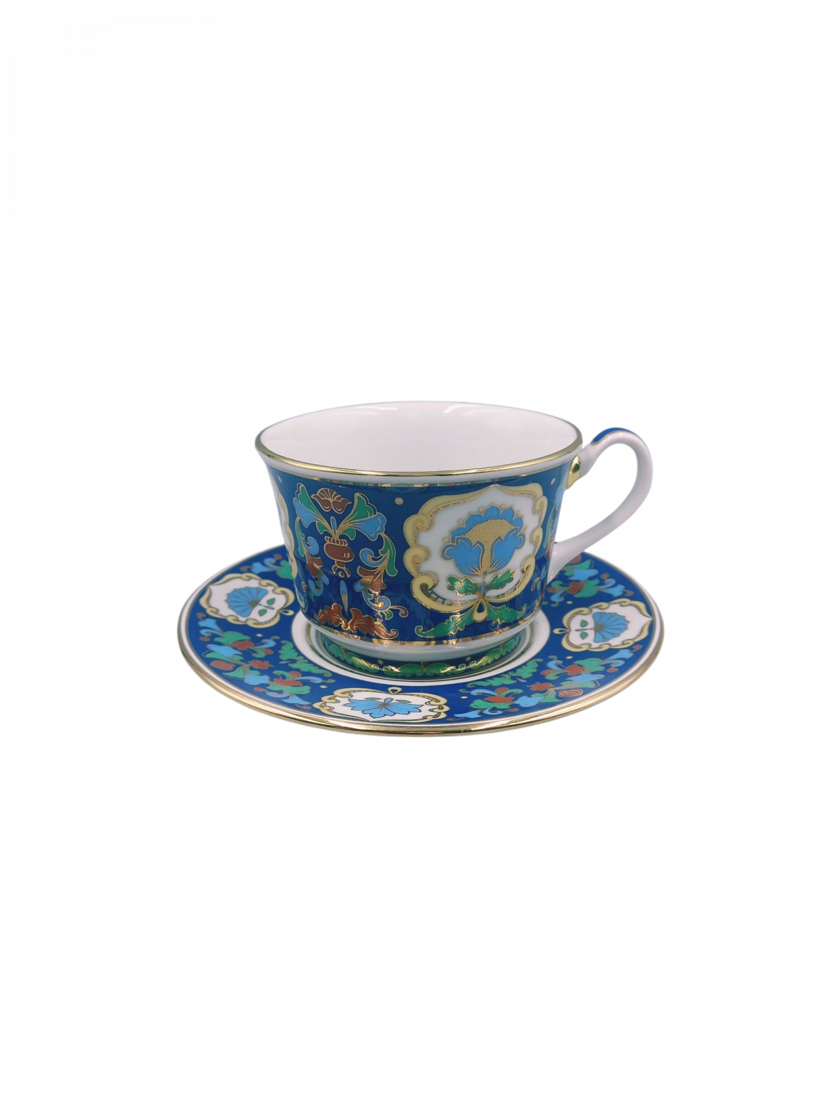 Чашка чайная с блюдцем 260 мл Классический Русские мотивы