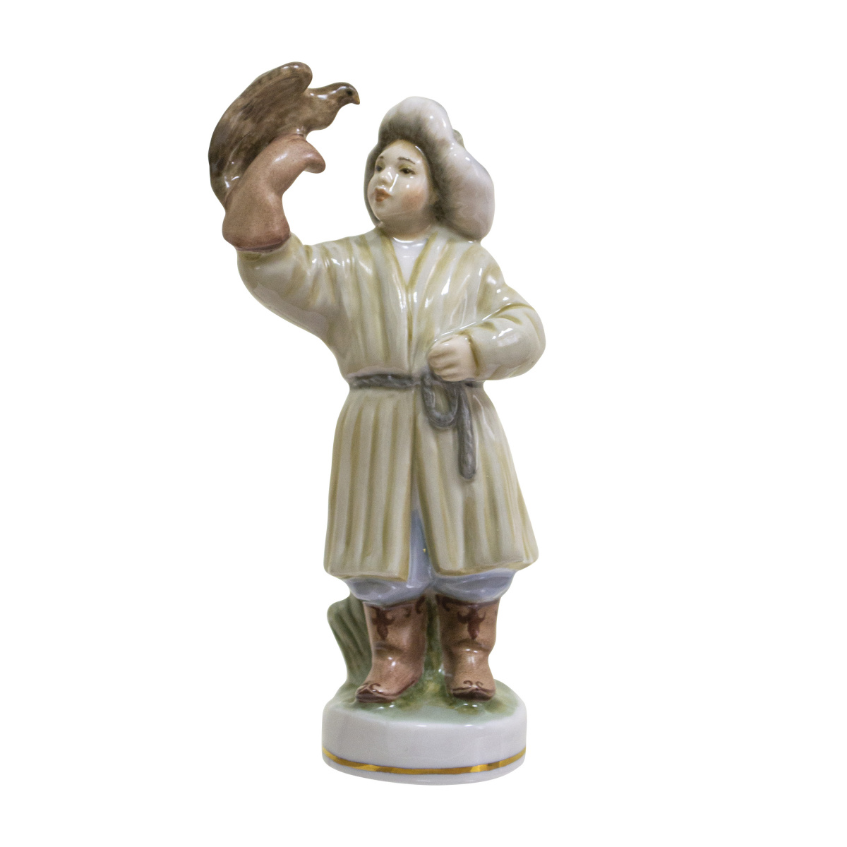 Скульптура "Казахский мальчик с беркутом" автор Малышева Н.А.