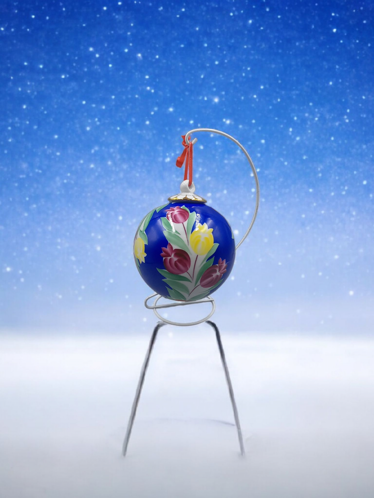 Шар новогодний большой Красавица рос.Григорьева Д.В.