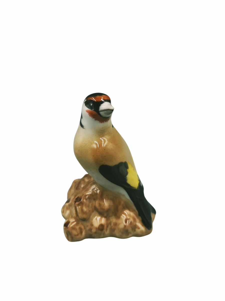 Скульптура"Щегол" авт.Бычков И.К.рос.Бычкова И.Ю.