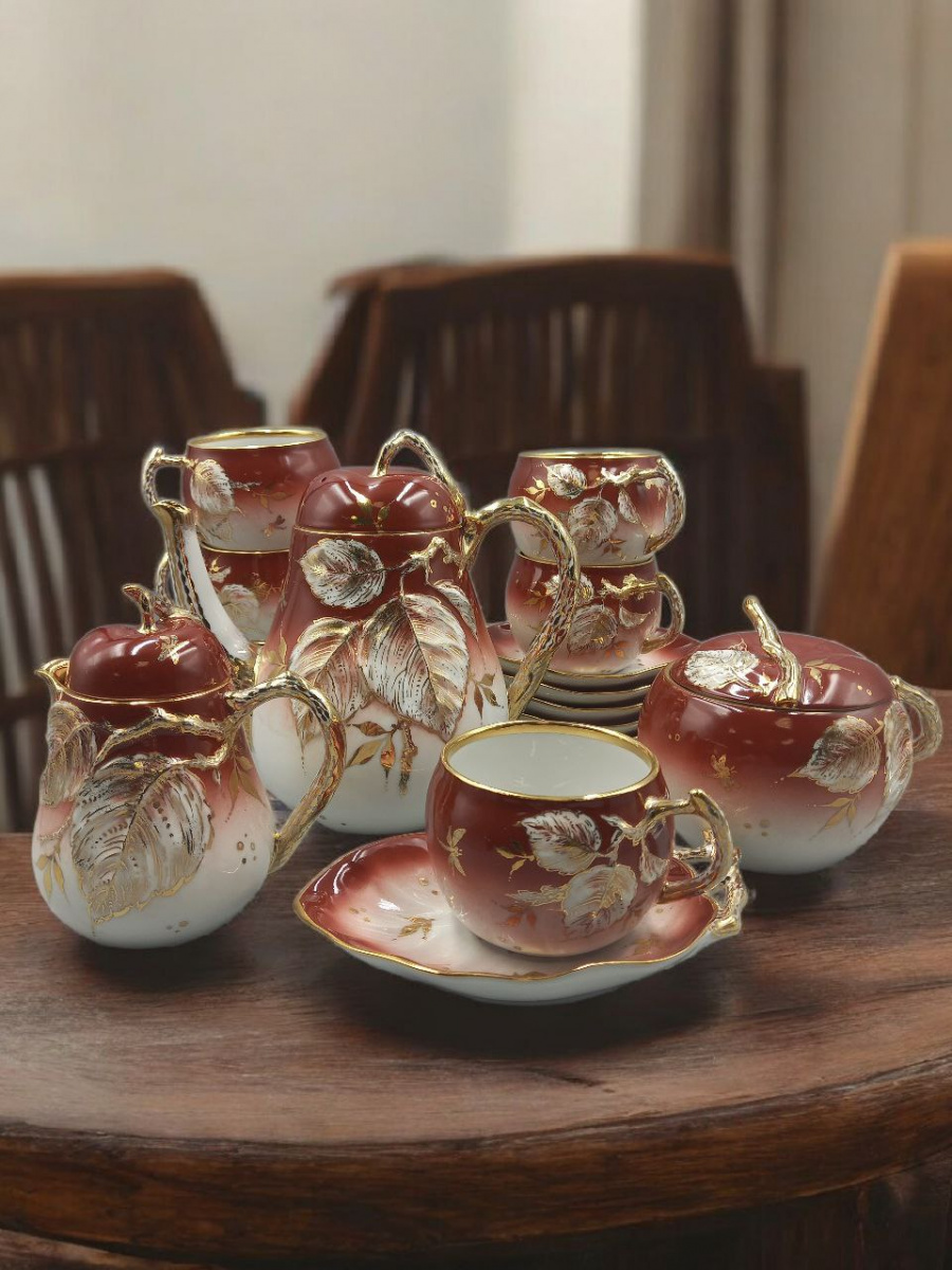 Сервиз чайный 15 предм.Фруктовый сад Летнее чаепитие авт.рос.Ширина В.В.