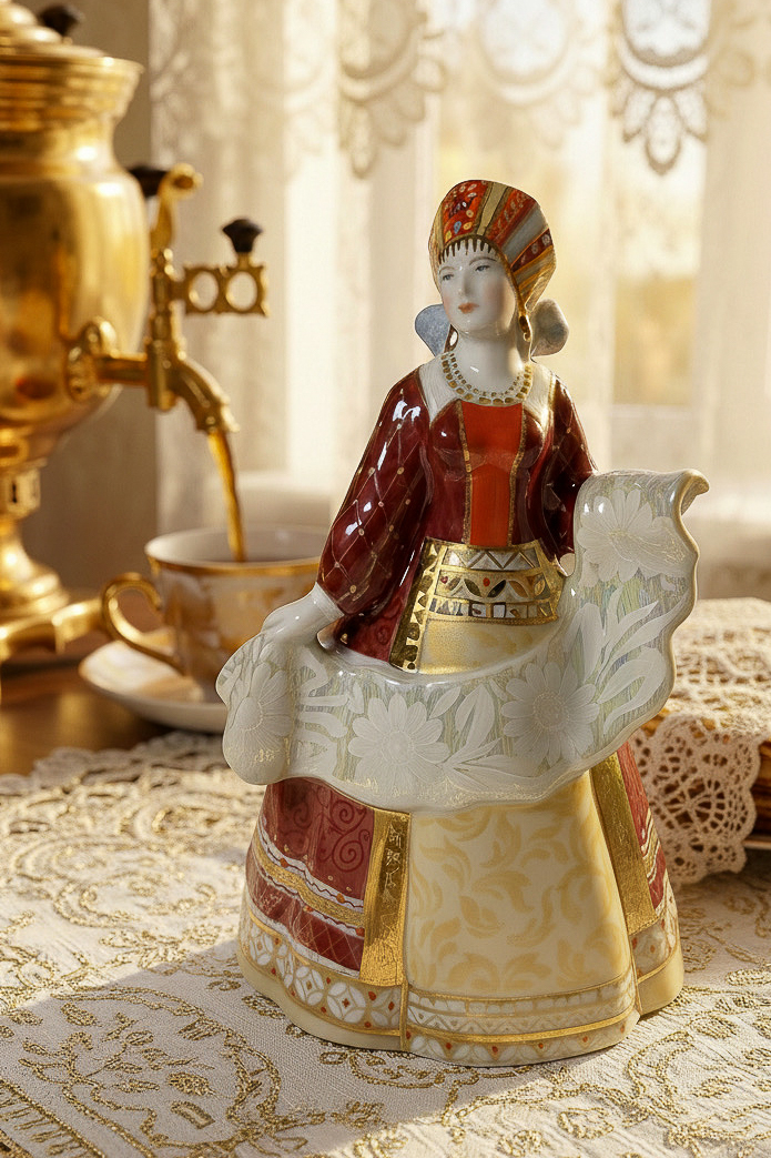 Скульптура"Златошвейка" авт.рос.Иванова М.В.