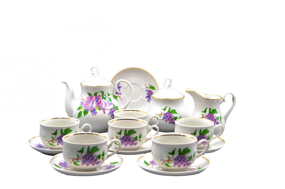 Сервиз чайный 15 предм.  Сирень