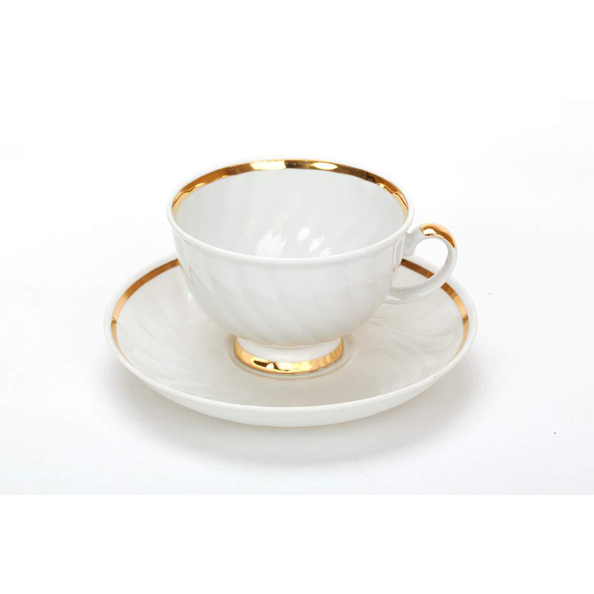 Сервиз чайный 15 предм. Голубая роза Московский без масленки