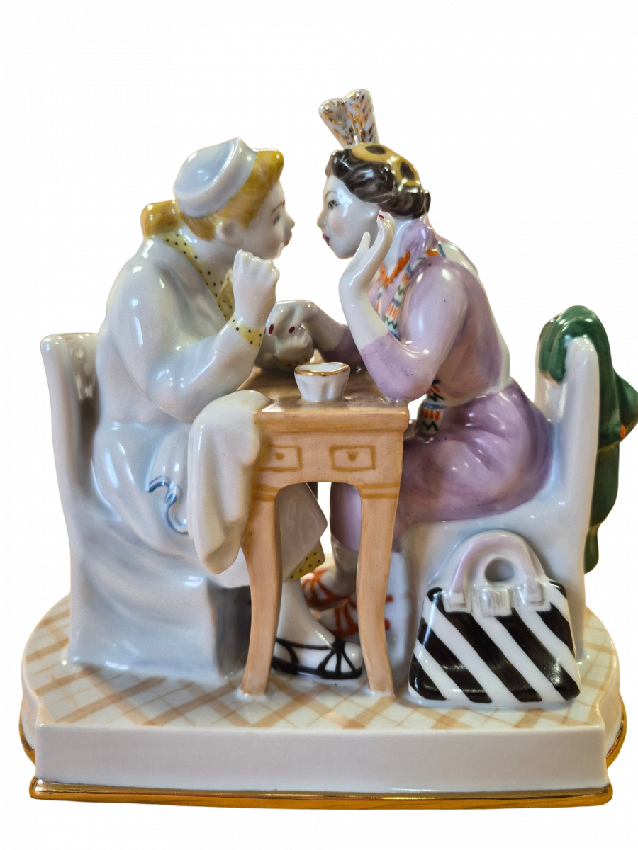 Скульптура "Сплетницы" автор Малышева Н.А.рос. Коришева О.П