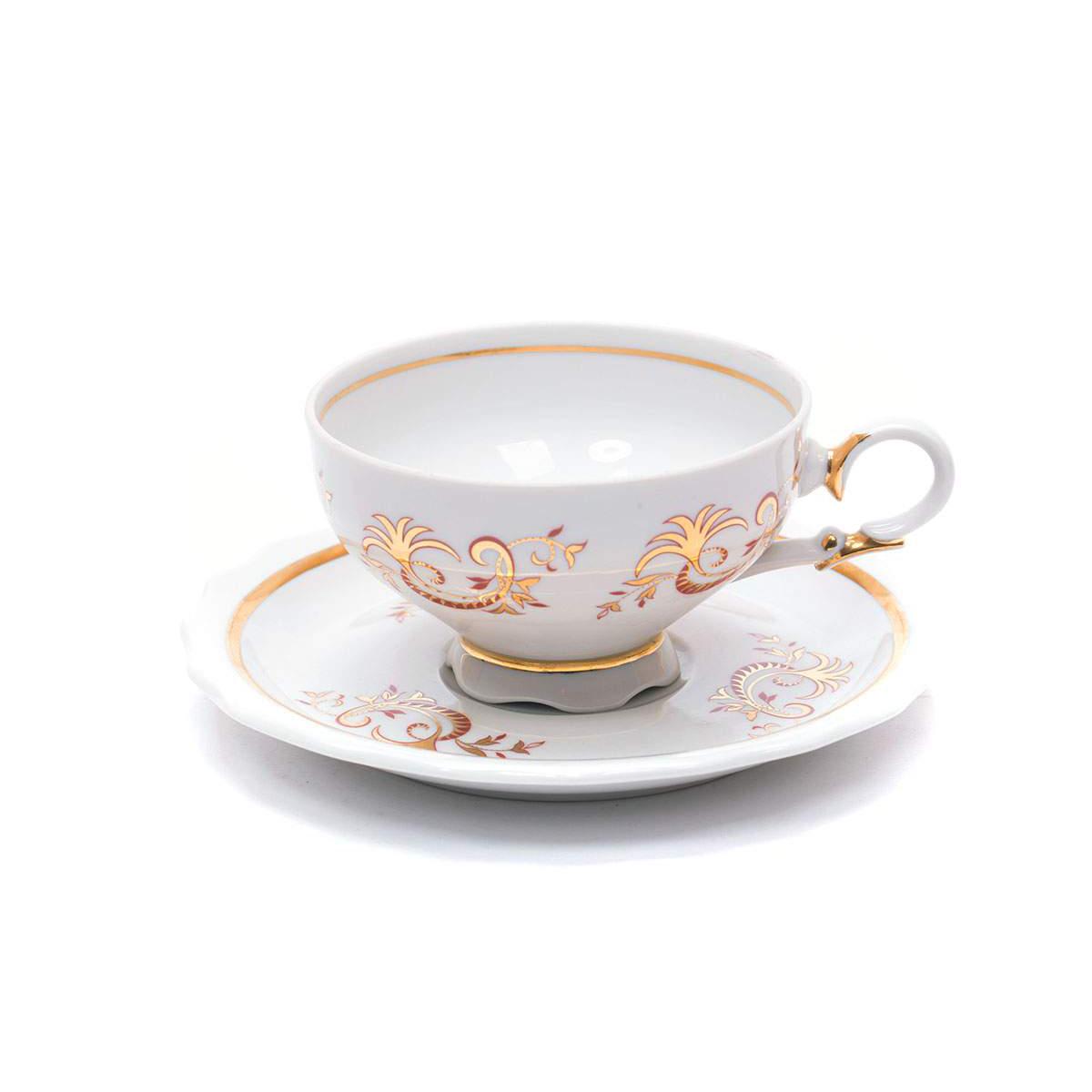 Сервиз чайный 15 предм. Агат Золотой узор