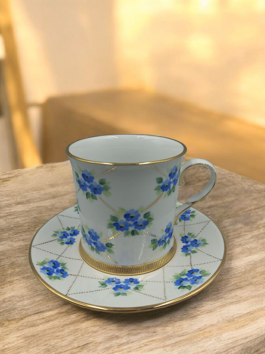 Чашка чайная с блюдцем 220 мл Николаевский Изящный рос.Коришева О.П.