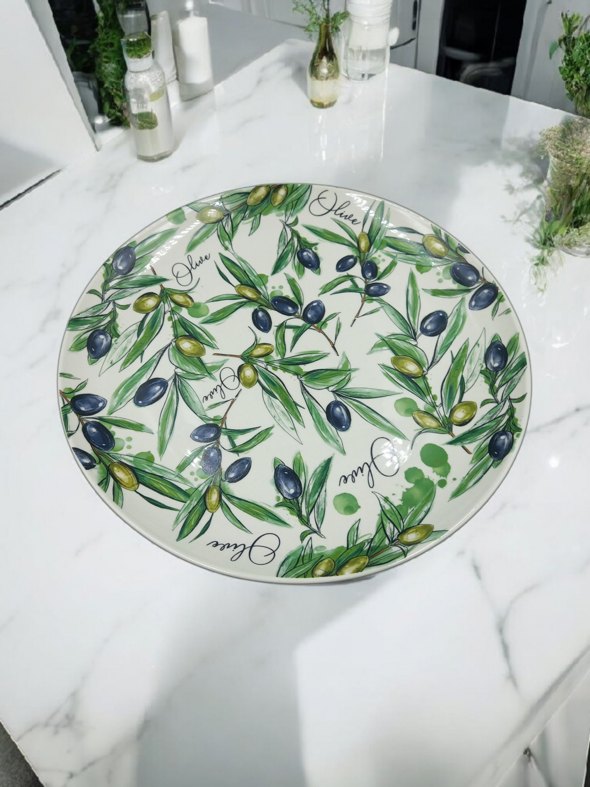 Набор 2 предм.Тарелка 270 мм Оливки керамика