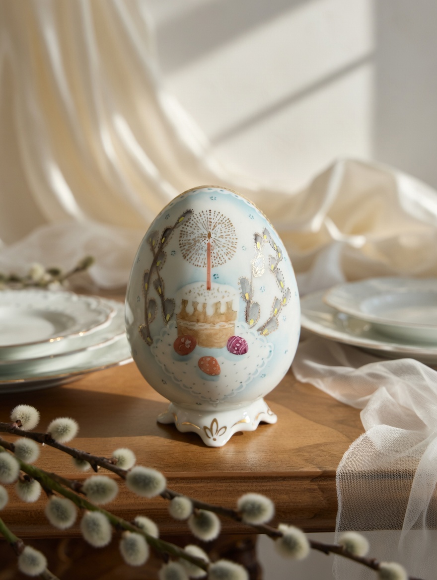 Пасхальное яйцо Верба авт.рос.Шапкина И.А.