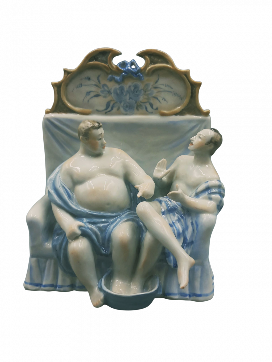 Скульптура"С легким паром"  авт.Бржезицкая А.Д.рос.Шапкина И.А.																														