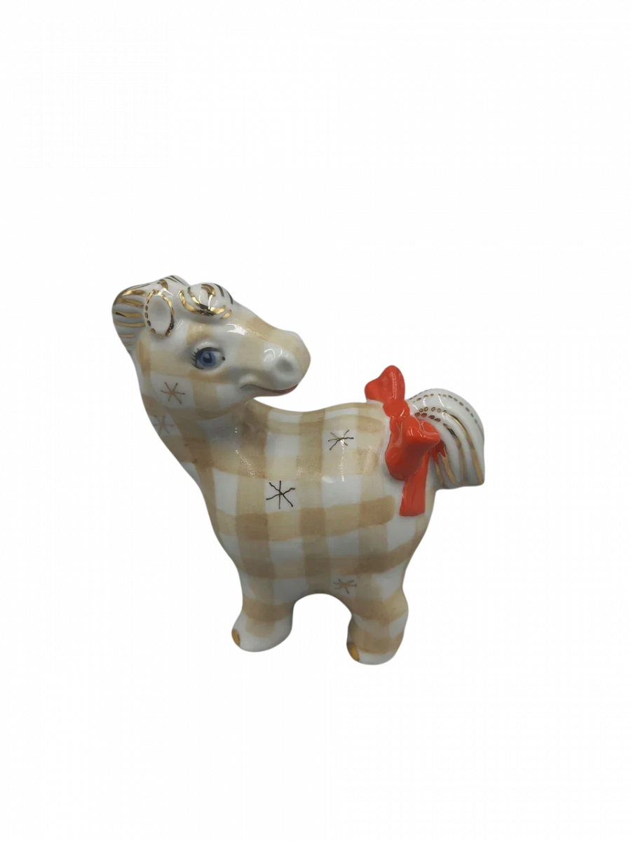 Скульптура"Лошадка-модница" авт.Шапкина И.А.