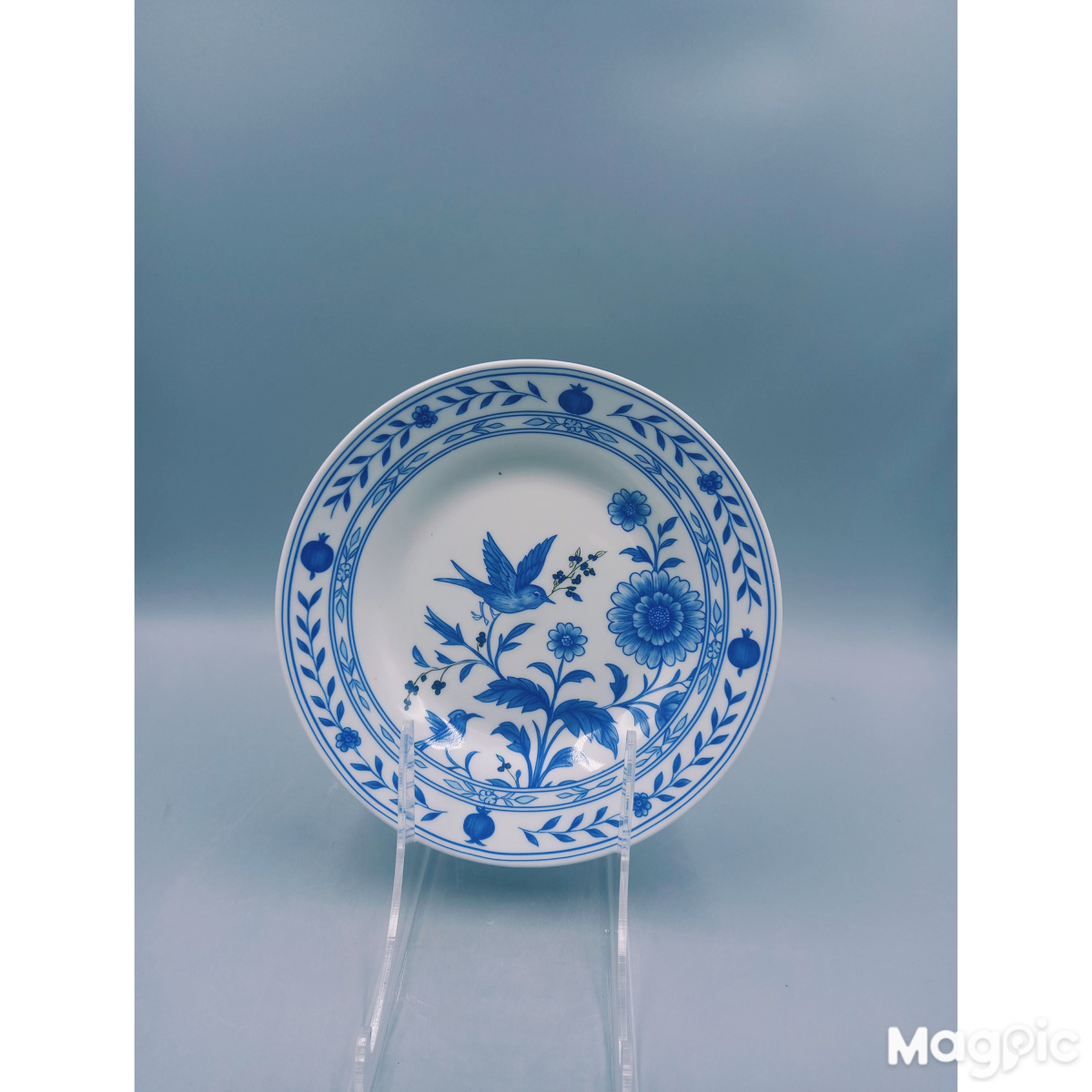 Набор тарелок 4 предм.диам 200 мм Гладкий край Бузина