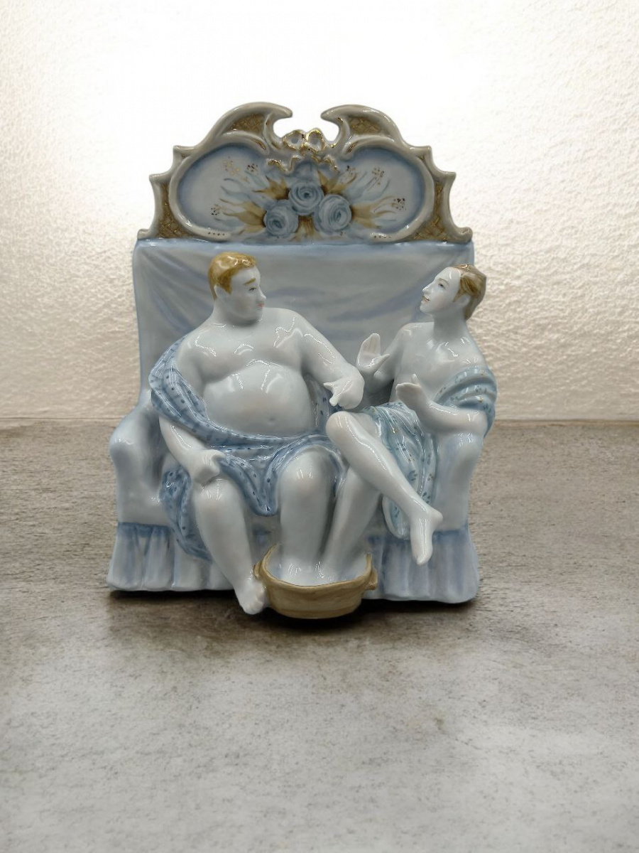 Скульптура"С легким паром"  авт.Бржезицкая А.Д.рос.Полякова С.Ю.