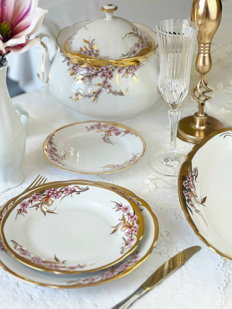 Сервиз столовый 29 предм.Аппетитный Праздничный (с вазой для супа)