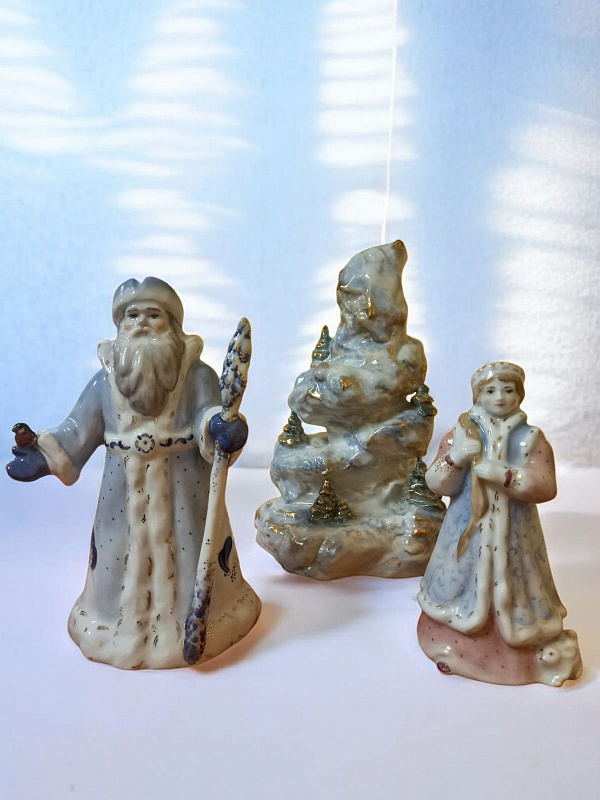 Скульптура"Триптих Зимняя сказка"  авт рос.Бычков И.К.