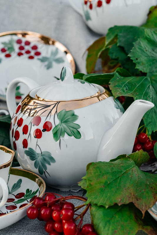 Сервиз чайный 15 предм. Тюльпан Калинка