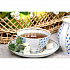 Чашка чайная с блюдцем 275 мл Белый лебедь Ситец
