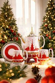 Сервиз чайный 6 предм.Праздничная Москва