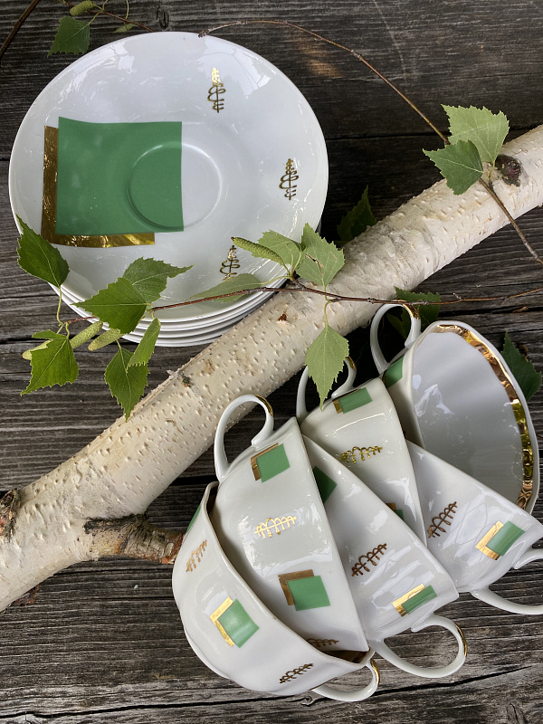 Сервиз чайный 15 предм. Тюльпан Окна , шт