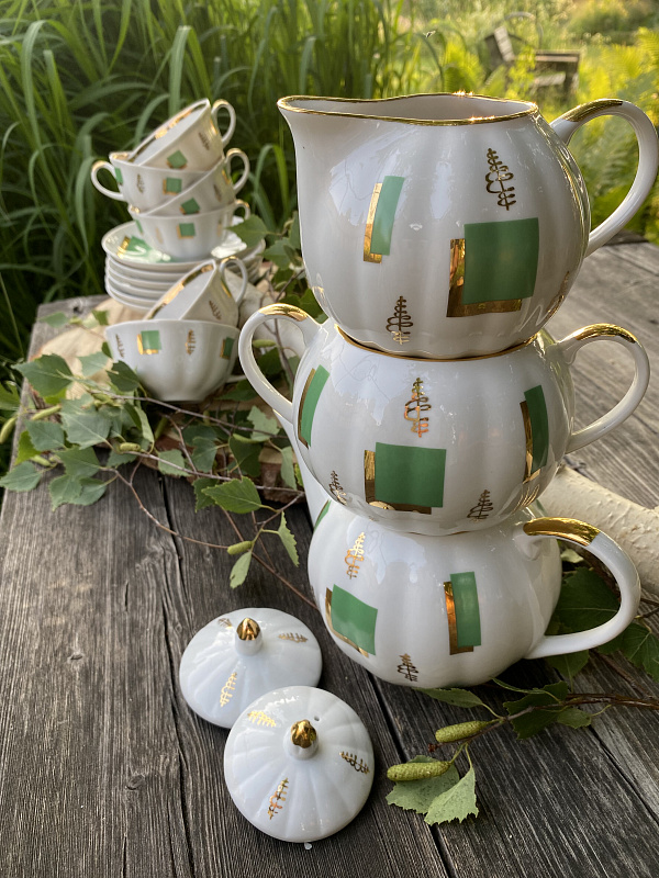 Сервиз чайный 15 предм. Тюльпан Окна , шт