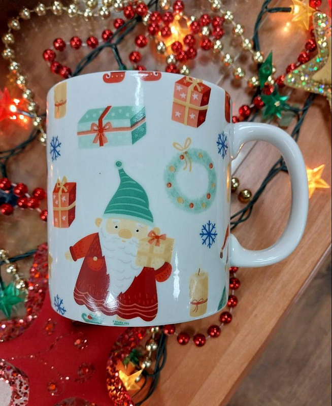 Кружка 300 мл Европейский С Новым Годом (в ассортименте)