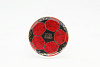 Тарелка диам.100 мм Футбольный мяч Красный