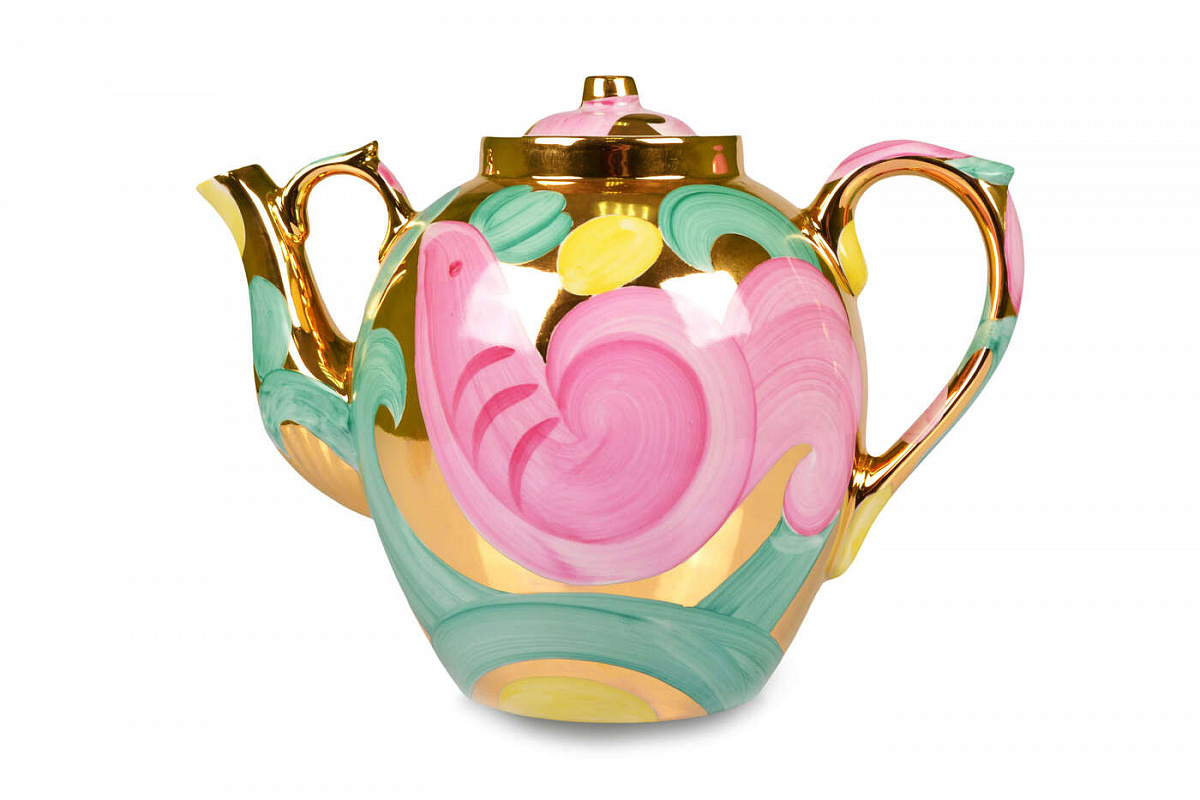 Чайник 4500 мл Русский Розовая птица