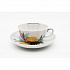 Чашка чайная с блюдцем 220 мл Тюльпан Бал цветов