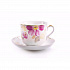 Чашка чайная с блюдцем 450 мл Ностальгия Пурпуровый цветок