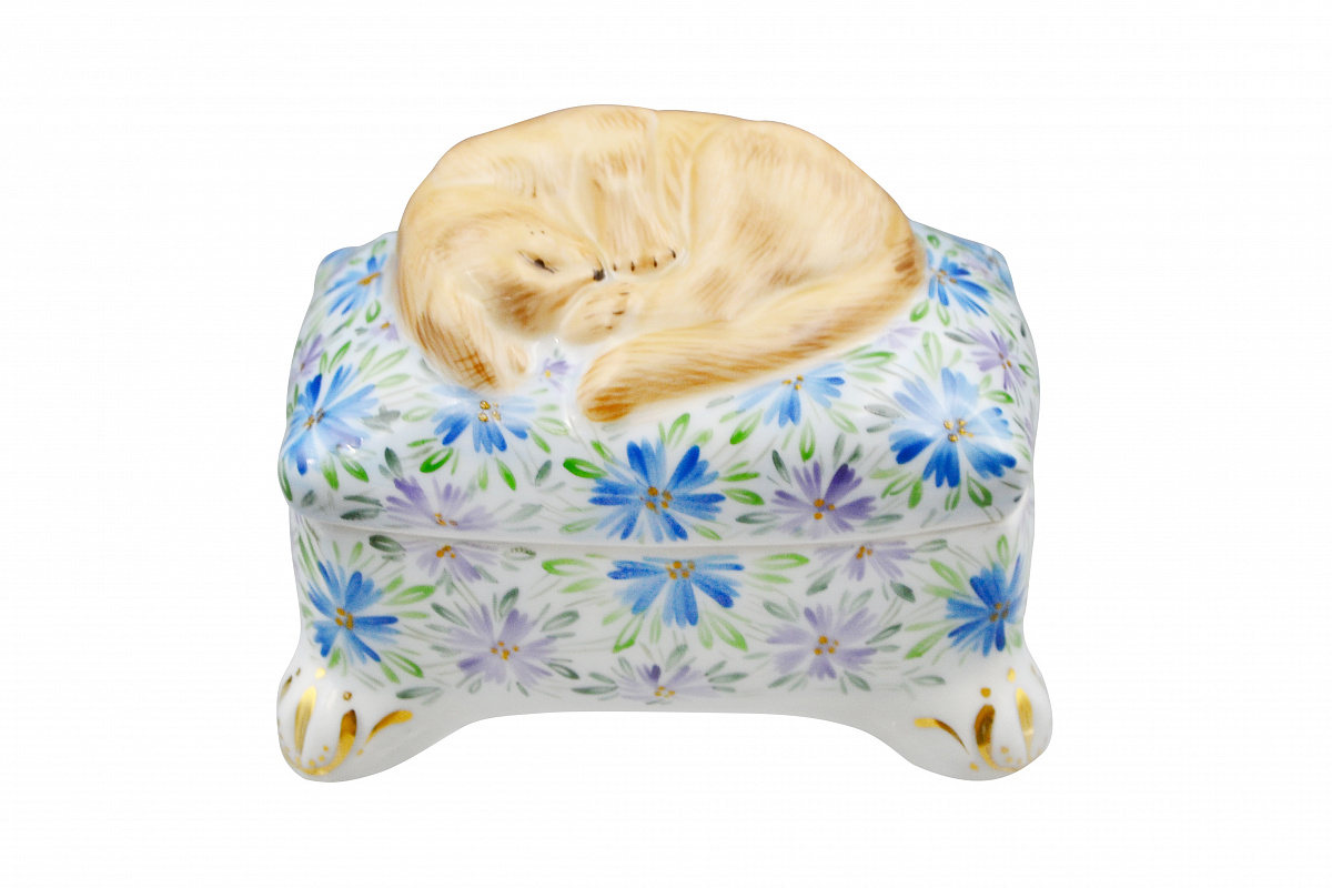 Шкатулка Кошка рос.Полякова С.Ю.