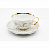 Чашка чайная с блюдцем 275 мл Белый лебедь Морозко
