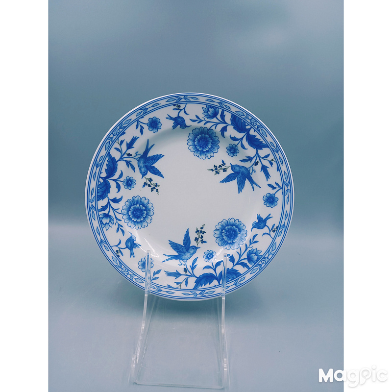 Набор тарелок 18 предм. Гладкий край Бузина